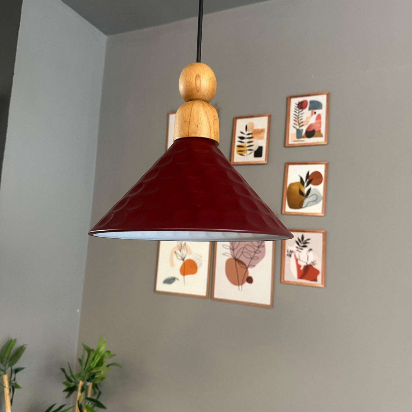 Pendelleuchte Pendelleuchte Rumy Perle Metall, Modern Hängelampe