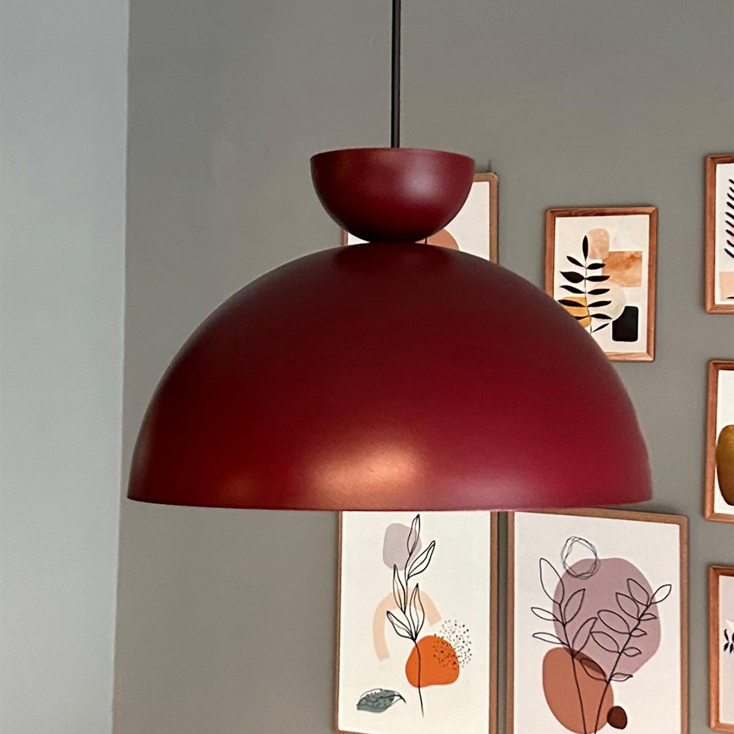 Pendelleuchte Yimpi Metall Ø30cm, Modern Hängelampe