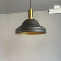 Pendelleuchte Asletl Hängelampe Industrial aus Metall Ø40 cm, Pendelleuchte Esstisch