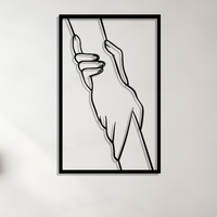 Metall Wanddeko Silhoutte