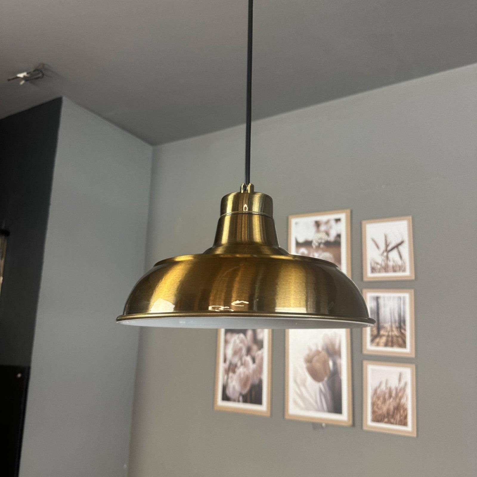 Pendelleuchte Veluna Metall Ø26cm, Modern Hängelampe