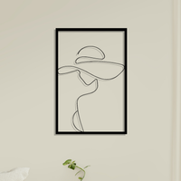 Metall Wanddeko Silhoutte
