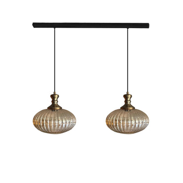 Pendelleuchte Elegant Glas-Kronleuchter Doppelter Kronleuchter Hängelampe