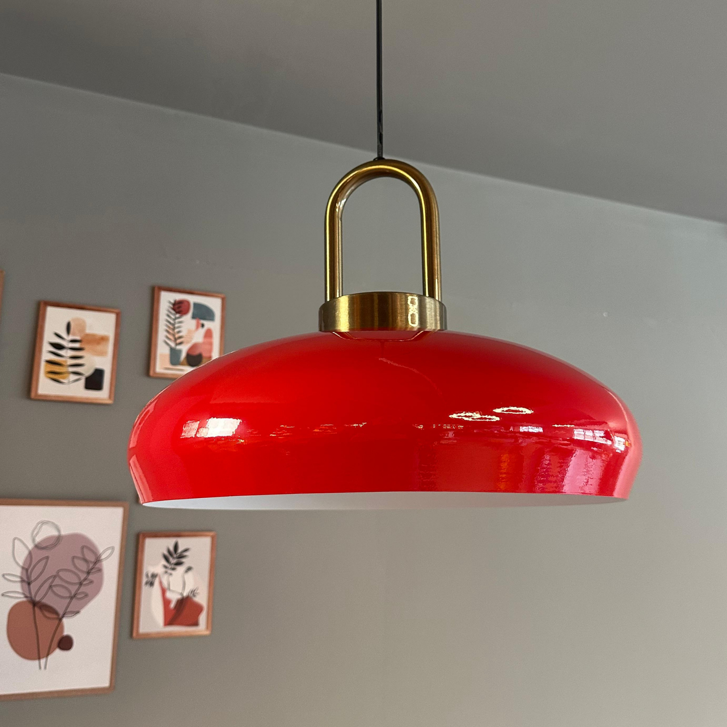 Pendelleuchte Androa-Lock Hängelampe, Metall Ø40 cm Deckenlampe