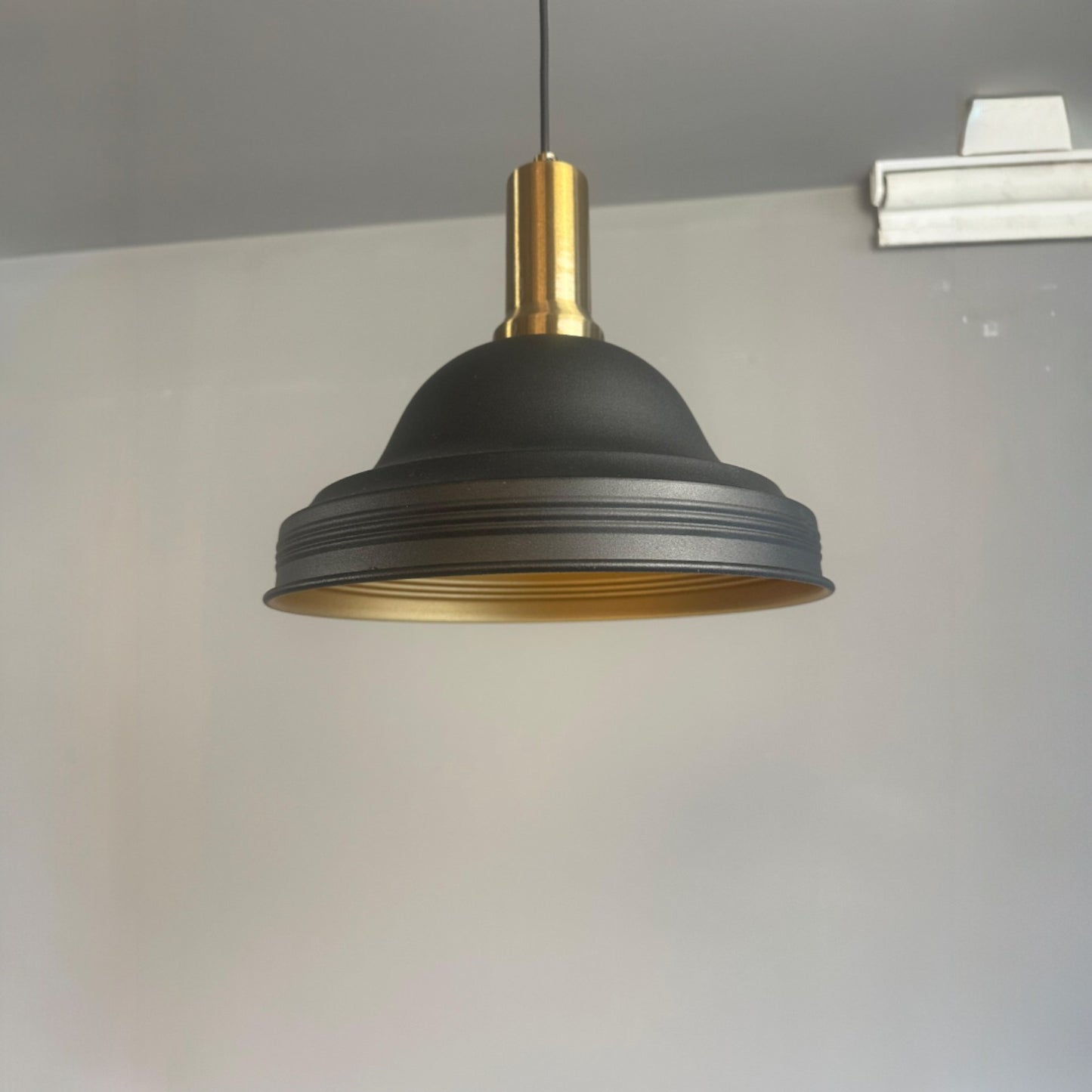 Pendelleuchte Asletl Hängelampe Industrial aus Metall Ø40 cm, Pendelleuchte Esstisch