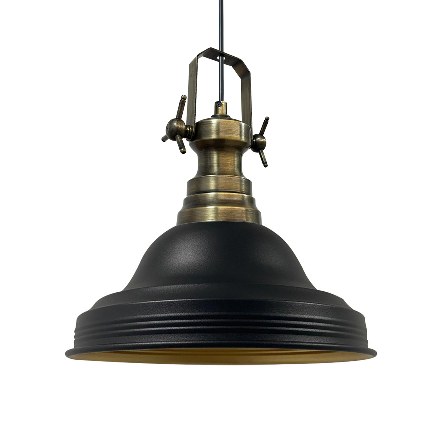 Pendelleuchte Asletl Hängelampe Industrial aus Metall Ø40 cm, Pendelleuchte Esstisch