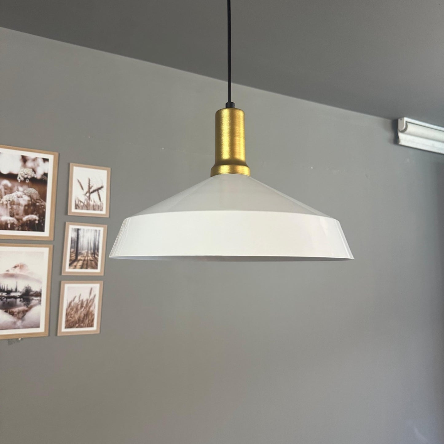 Pendelleuchte Lema Ø37,5 cm, Metall Hängelampe