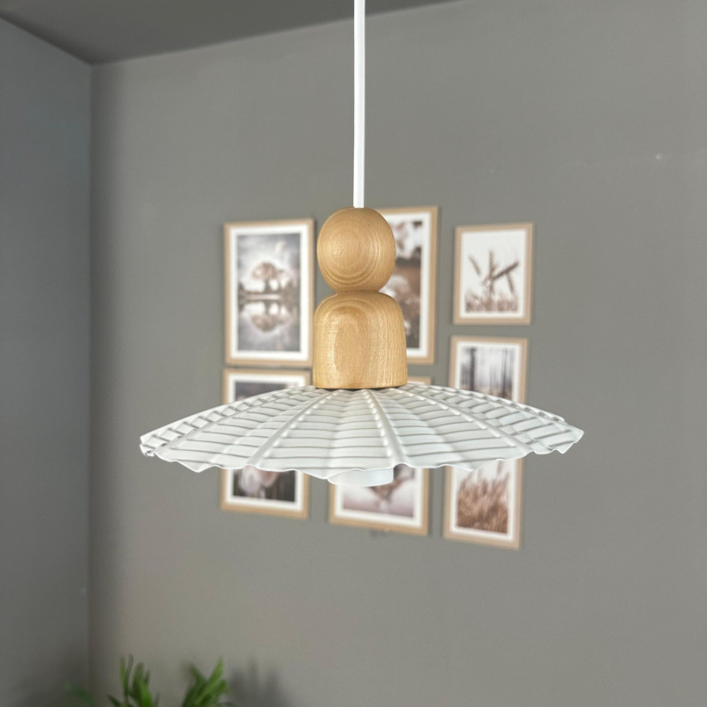 Pendelleuchte Moriva Metall Ø24cm, Modern Hängelampe