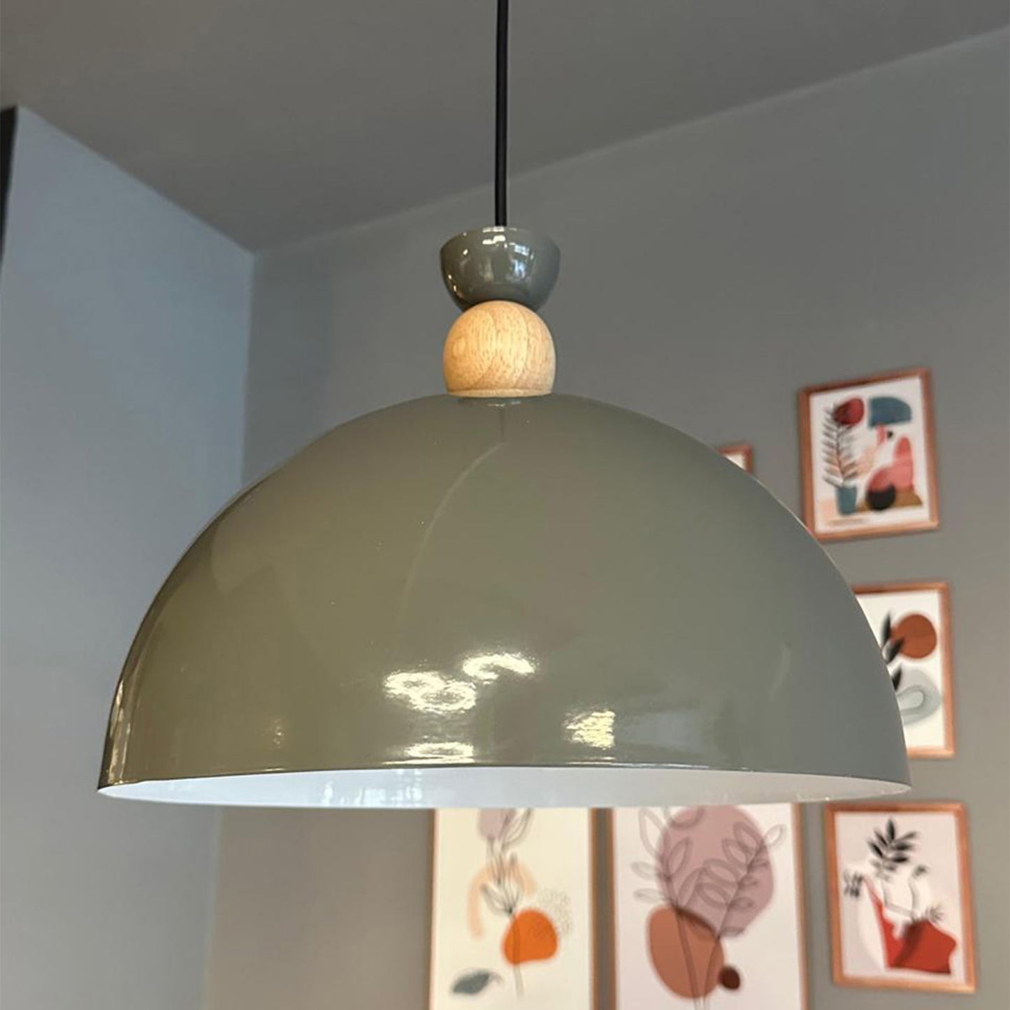 Hängelampe Industriell Lampe Vintage Holz Hängeleuchte