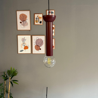 Pendelleuchte Mika Platte Metall, Modern Hängelampe