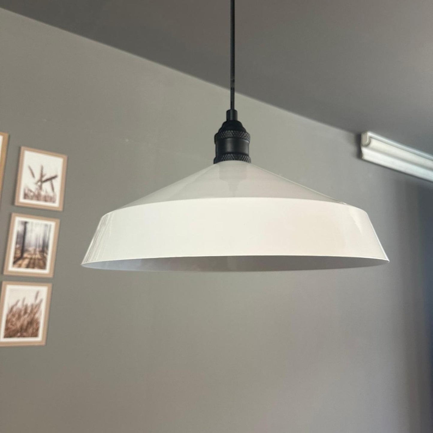 Pendelleuchte Lema Tulpe Ø37,5 cm, Metall Hängelampe