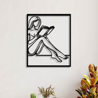 Metall Wanddeko Silhoutte