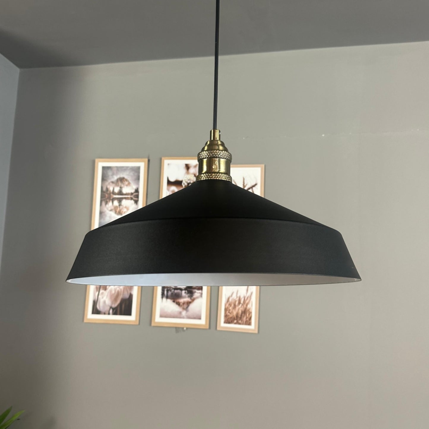 Pendelleuchte Lema Tulpe Ø37,5 cm, Metall Hängelampe