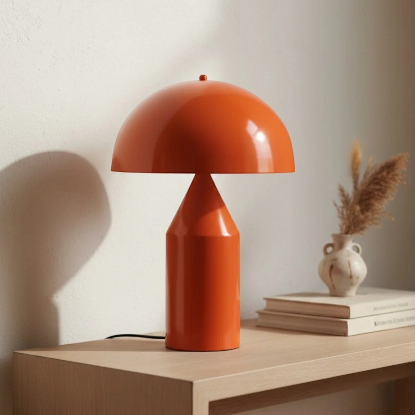 Pilz Tischlampe Metall