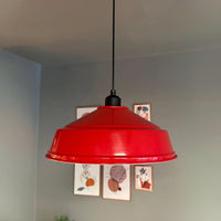 Pendelleuchte Carmelo Halbe Tulpe Ø35 cm, Metall Hängelampe