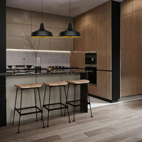 Pendelleuchte Retro Metall Ø41cm, Retro Hängelampe