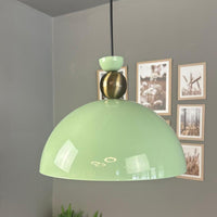 Pendelleuchte Metall Yimpi Wulst Holz Metall