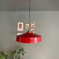 Ace Hängelampe Ø40 cm, Pendelleuchte Vintage, Industrial aus Metall E27