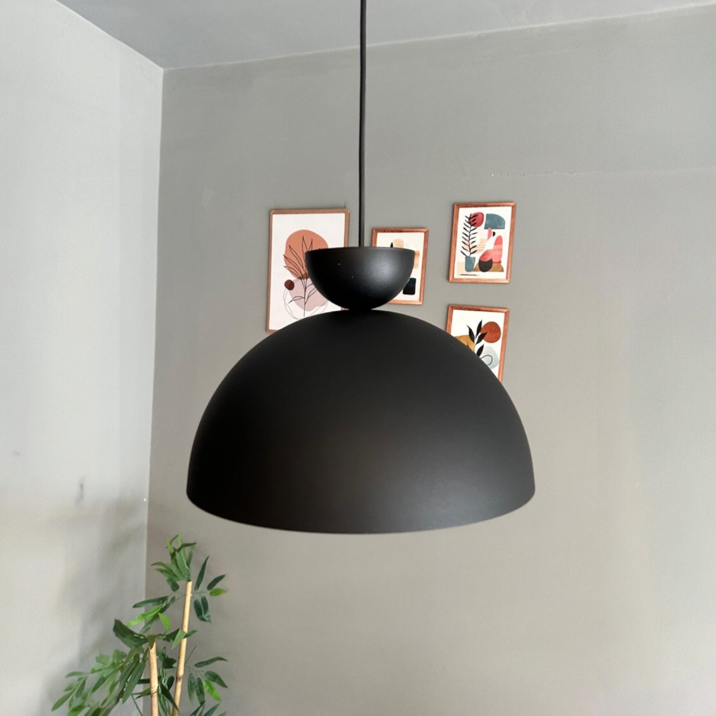 Pendelleuchte Yimpi Metall Ø30 cm, E27, Vintage Pendelleuchte