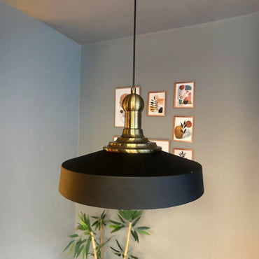 Pendelleuchte Ace-Longknob Vintage, Industrial aus Metall E27 Hängelampe