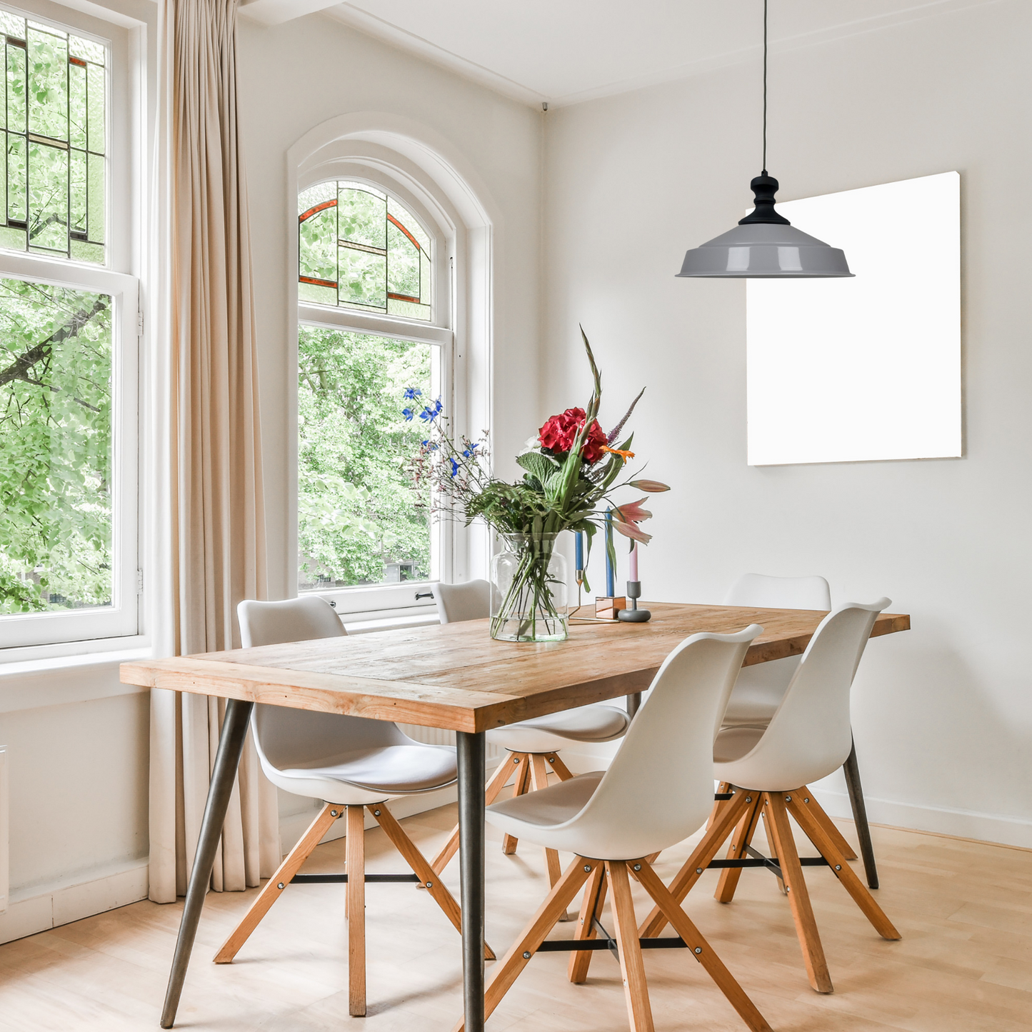 Pendelleuchte Asletl Hängelampe Industrial aus Metall Ø41 cm, Pendelleuchte Esstisch