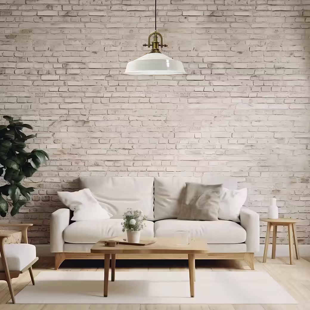 Pendelleuchte Metall Ø41 cm, Weiß innen weiß, E27, Vintage Lampe