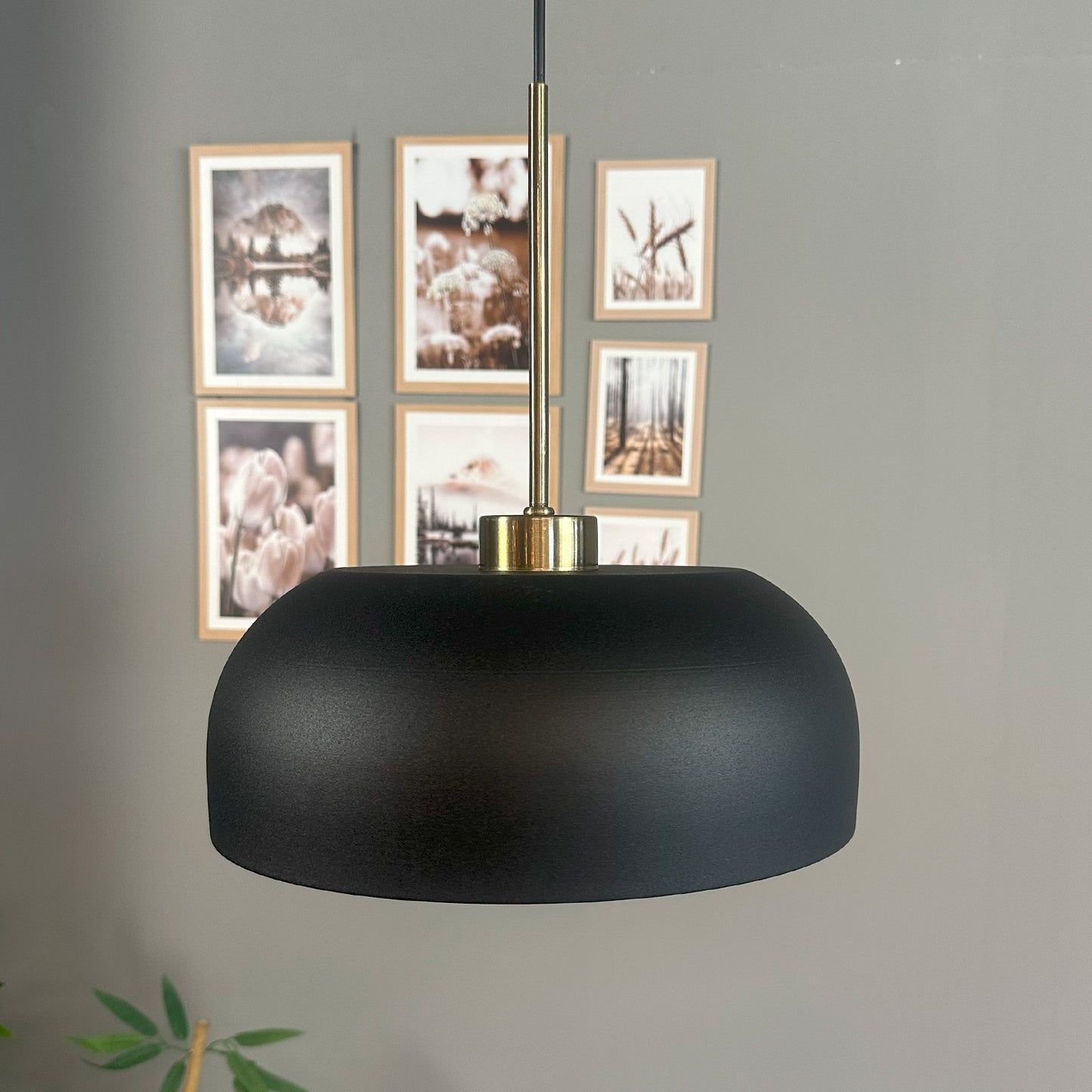 Pendelleuchte Rocha Dünn Ø30 cm, Metall Hängelampe