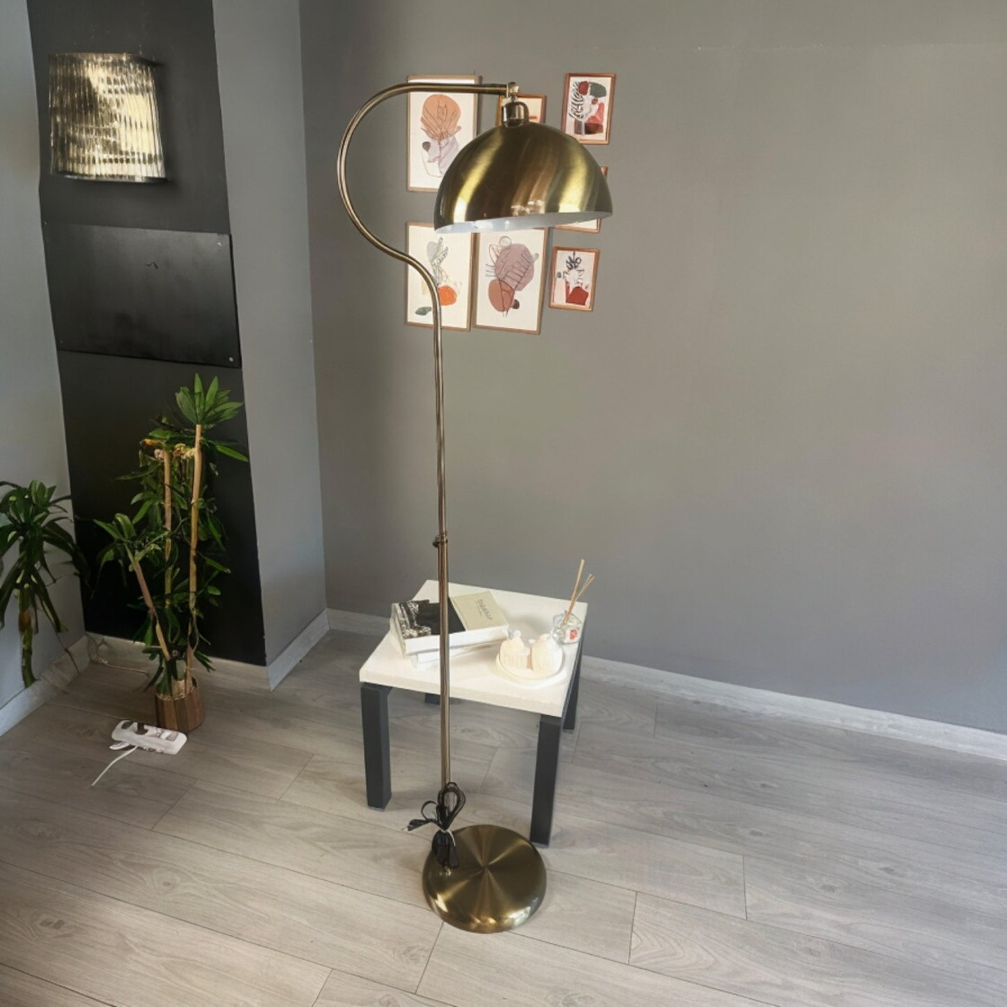 Stehlampe Arel Schatten Ufo Kopf Moderne Dekorative Metall Stehlampe