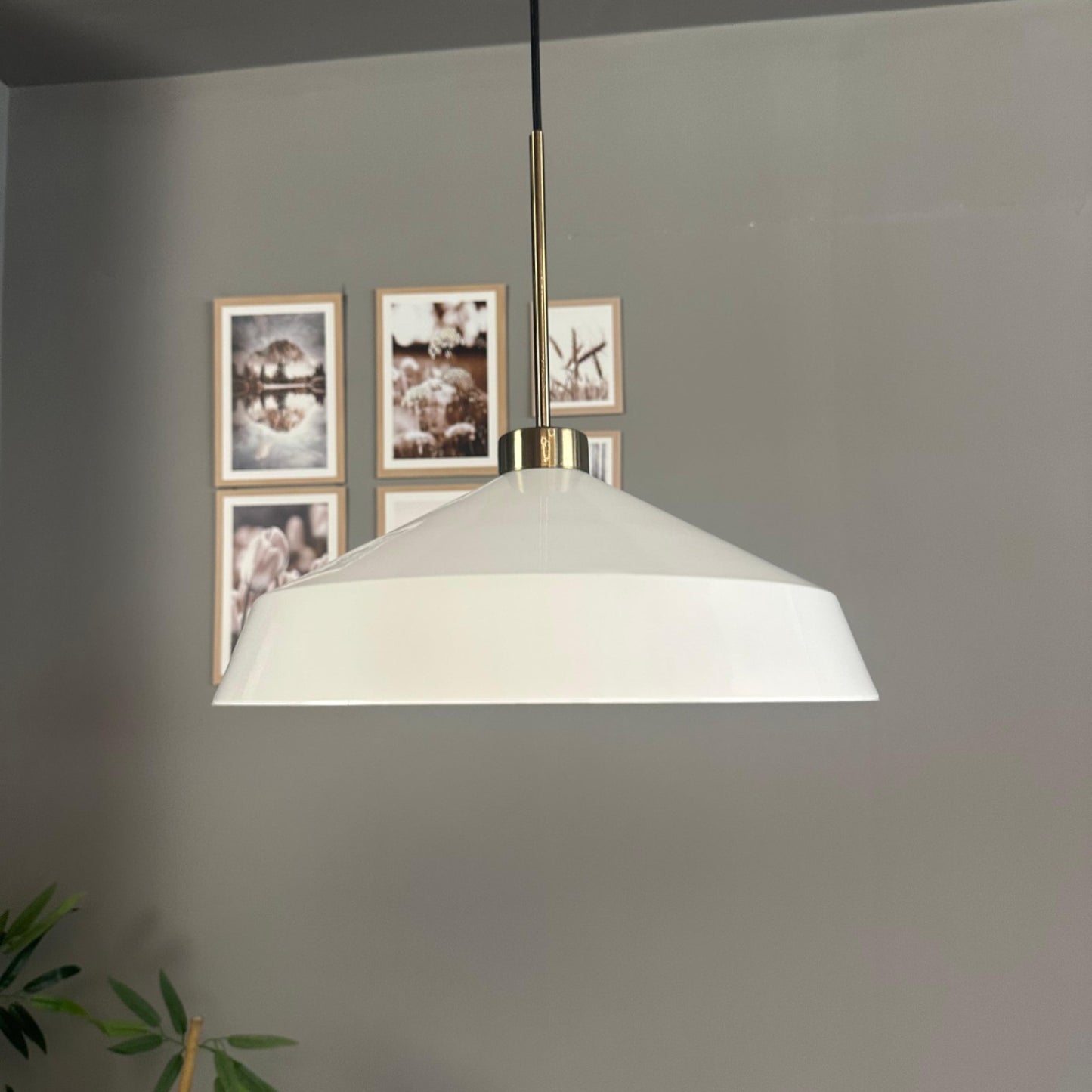 Pendelleuchte Lema Dünn Ø37,5 cm, Metall Hängelampe