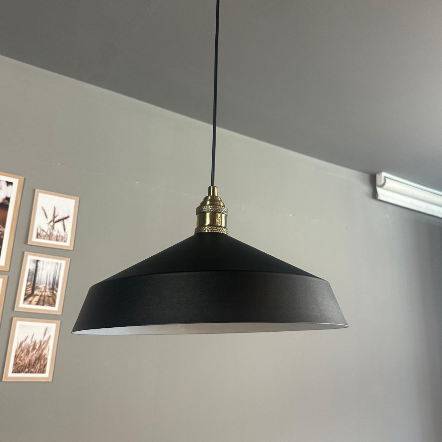 Pendelleuchte Lema Tulpe Ø37,5 cm, Metall Hängelampe