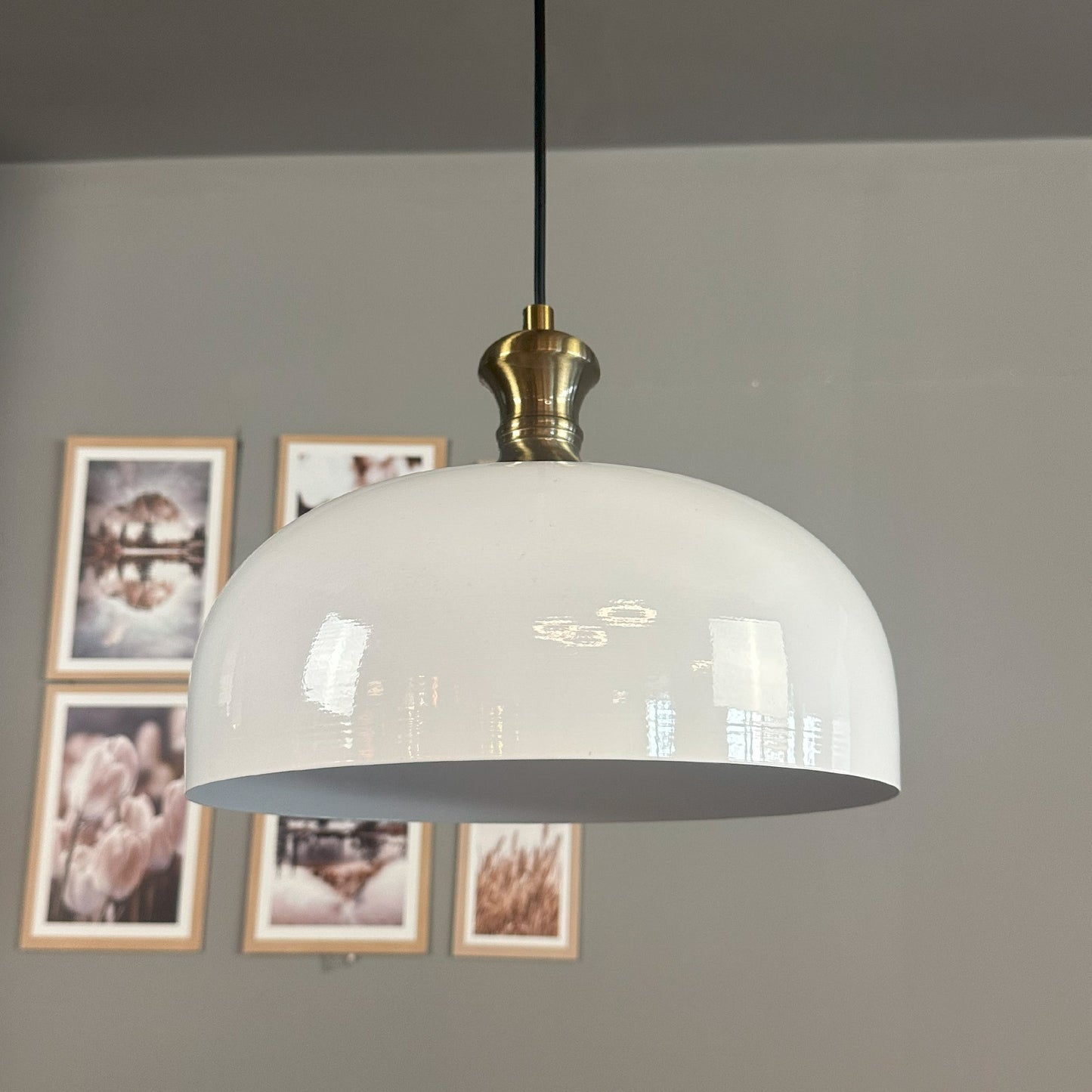 Pendelleuchte Rocha Knob Ø30 cm, Metall Hängelampe