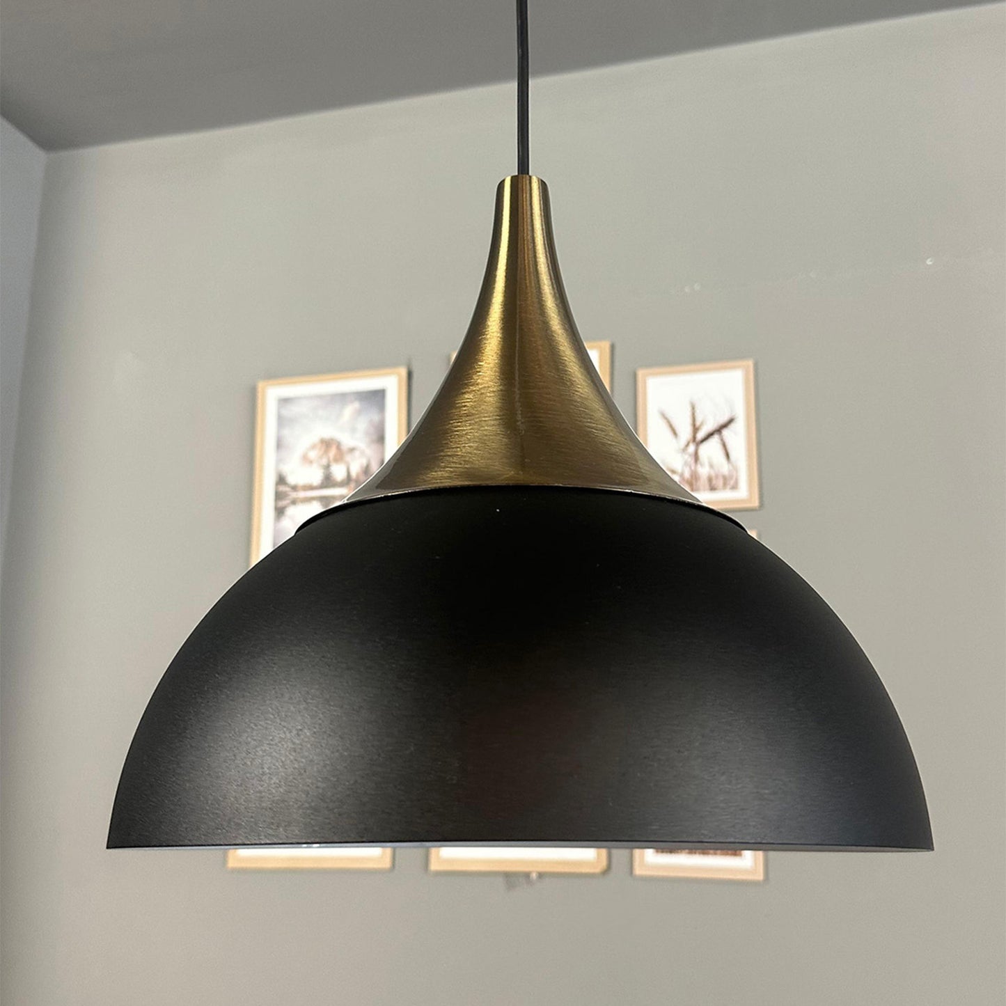 Pendelleuchte Yimpi Metall Ø30 cm, E27, Moderne Pendelleuchte