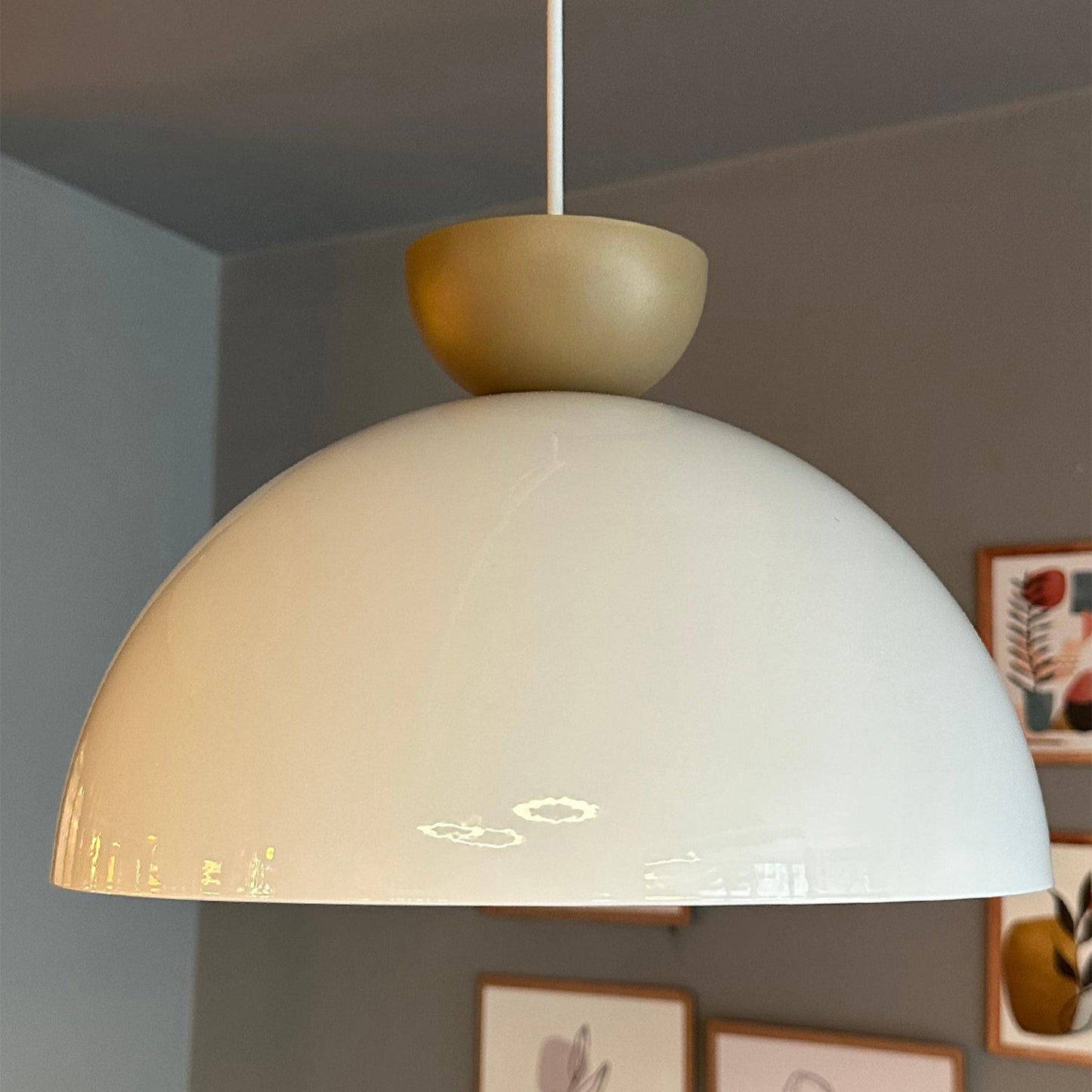 Hängelampe Yimpi 30 cm, Vintage Pendelleuchte