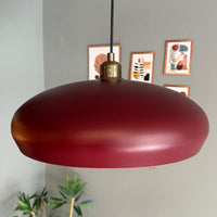 Pendelleuchte Estrela Halbe Tulpe Metall, Modern Hängelampe