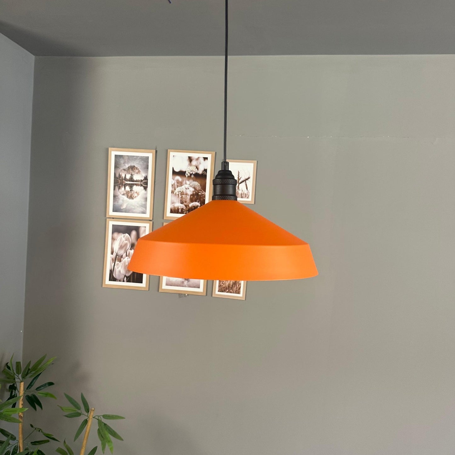 Pendelleuchte Lema Tulpe Ø37,5 cm, Metall Hängelampe