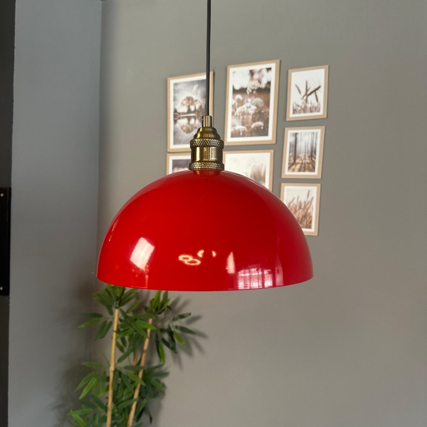 Pendelleuchte  Yimpi Tulpe Metall Ø30cm, Modern Hängelampe