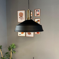 Pendelleuchte Carmelo Fackel Ø35 cm, Metall Hängelampe