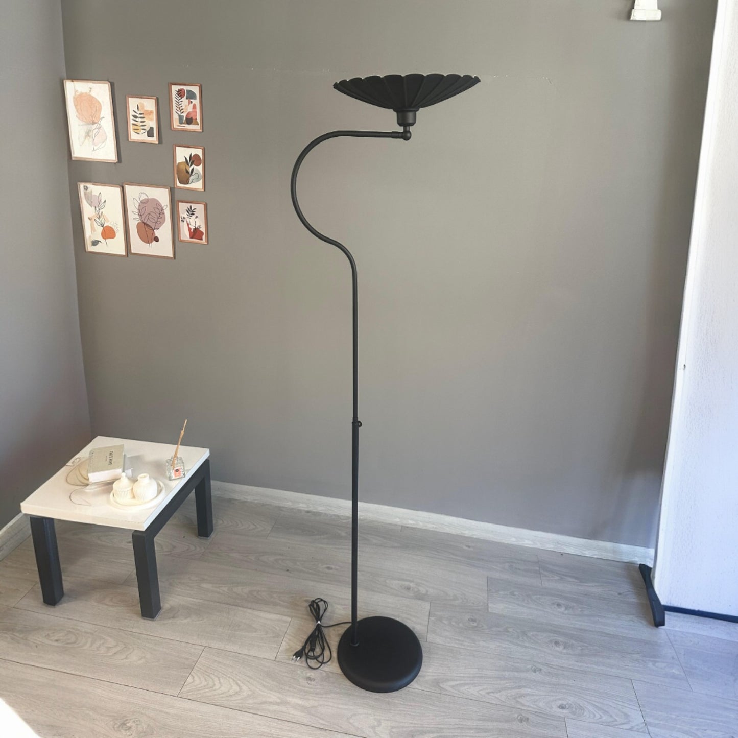 Stehlampe Lirax Bewegender Ufo Kopf Moderne Dekorative Metall Stehlampe
