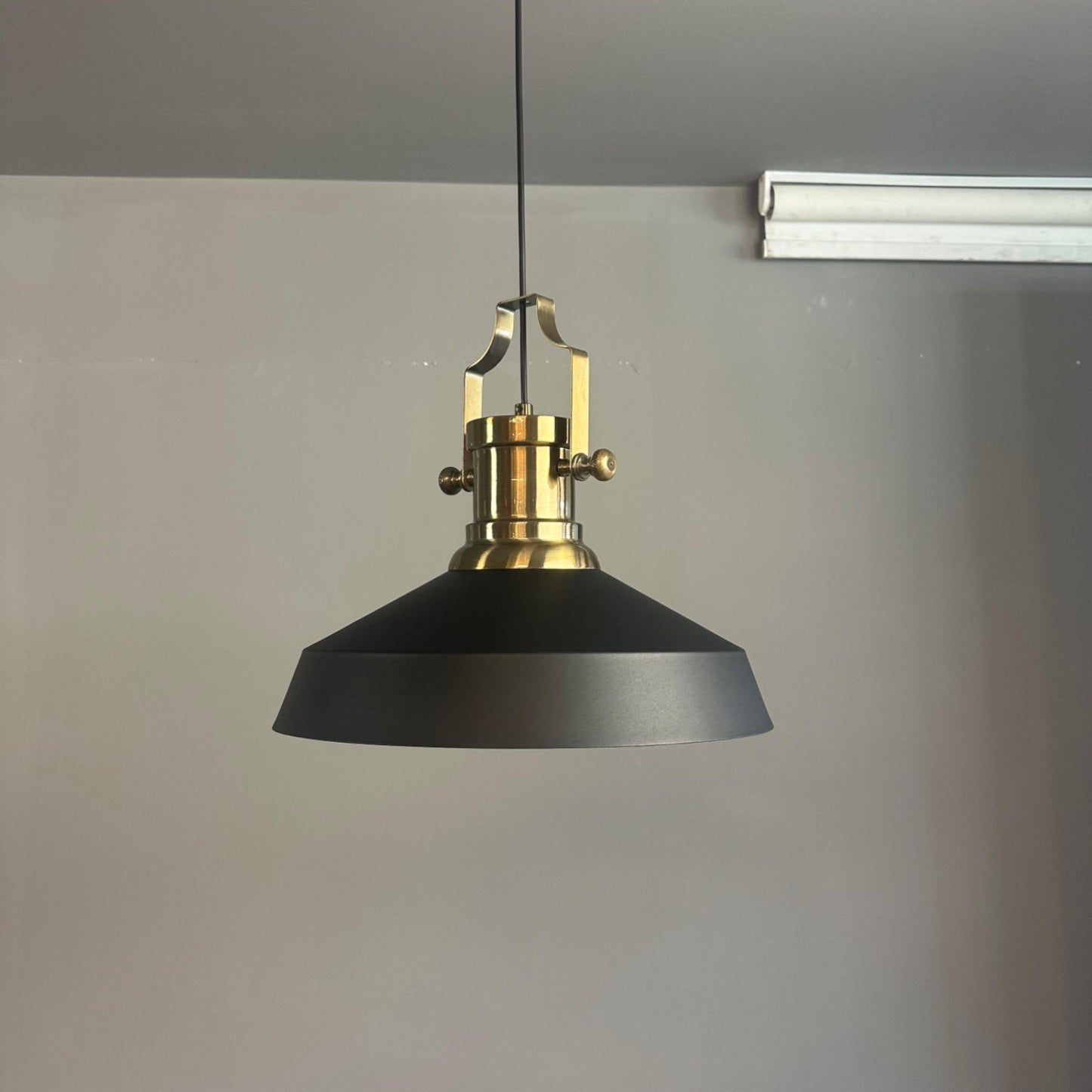 Pendelleuchte Lema Ø37,5 cm, Metall Hängelampe ohne Leuchtmittel