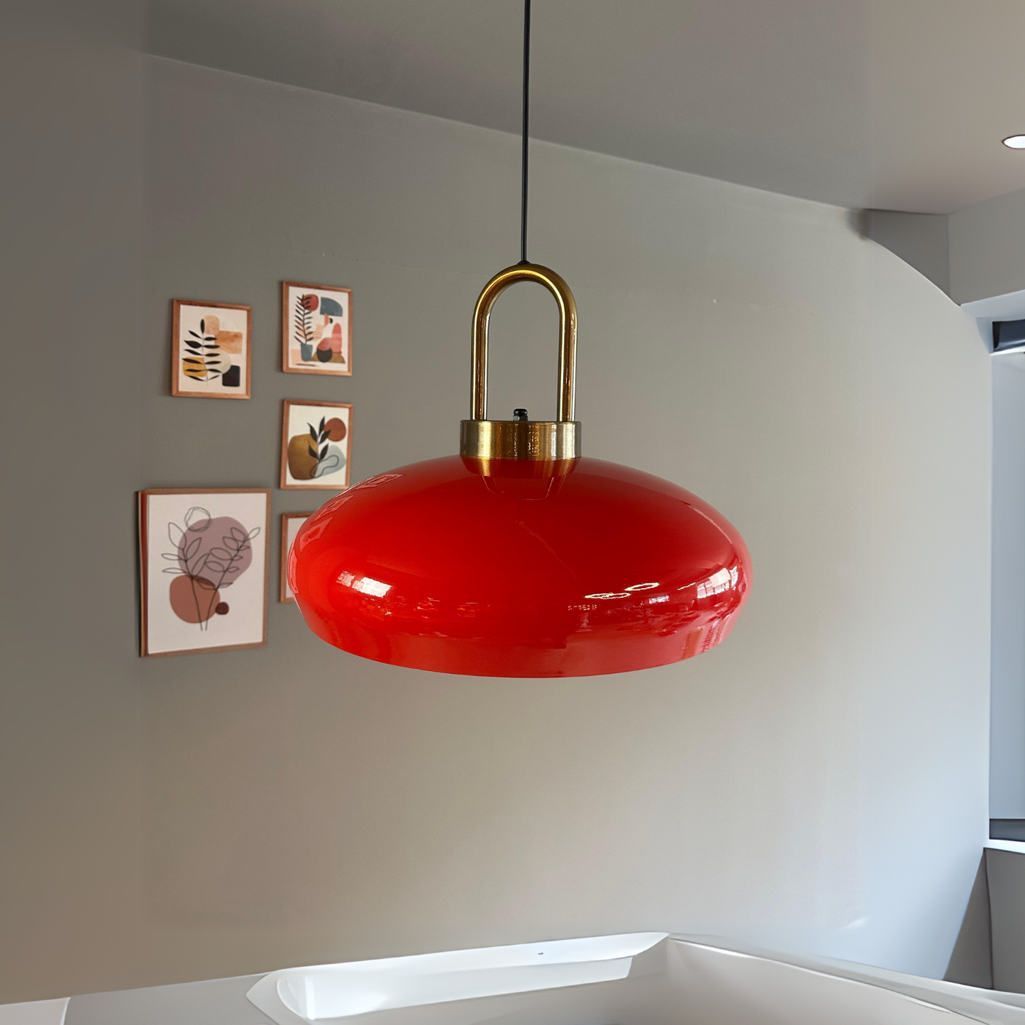 Pendelleuchte Androa-Lock Hängelampe, Metall Ø40 cm Deckenlampe