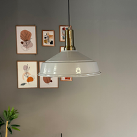 Pendelleuchte Carmelo Fackel Ø35 cm, Metall Hängelampe