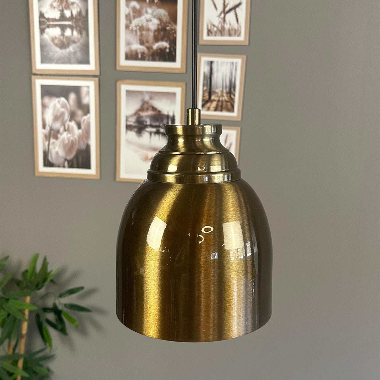 Pendelleuchte Deep Sanduhr Kopfteil Metall Ø17,5 cm, E27, Vintage Lampe