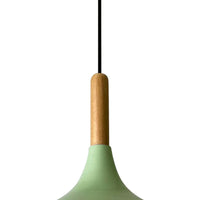 Pendelleuchte Metall Lampe I Champion I Holz Ø35 cm Metall E27 Hängelampe