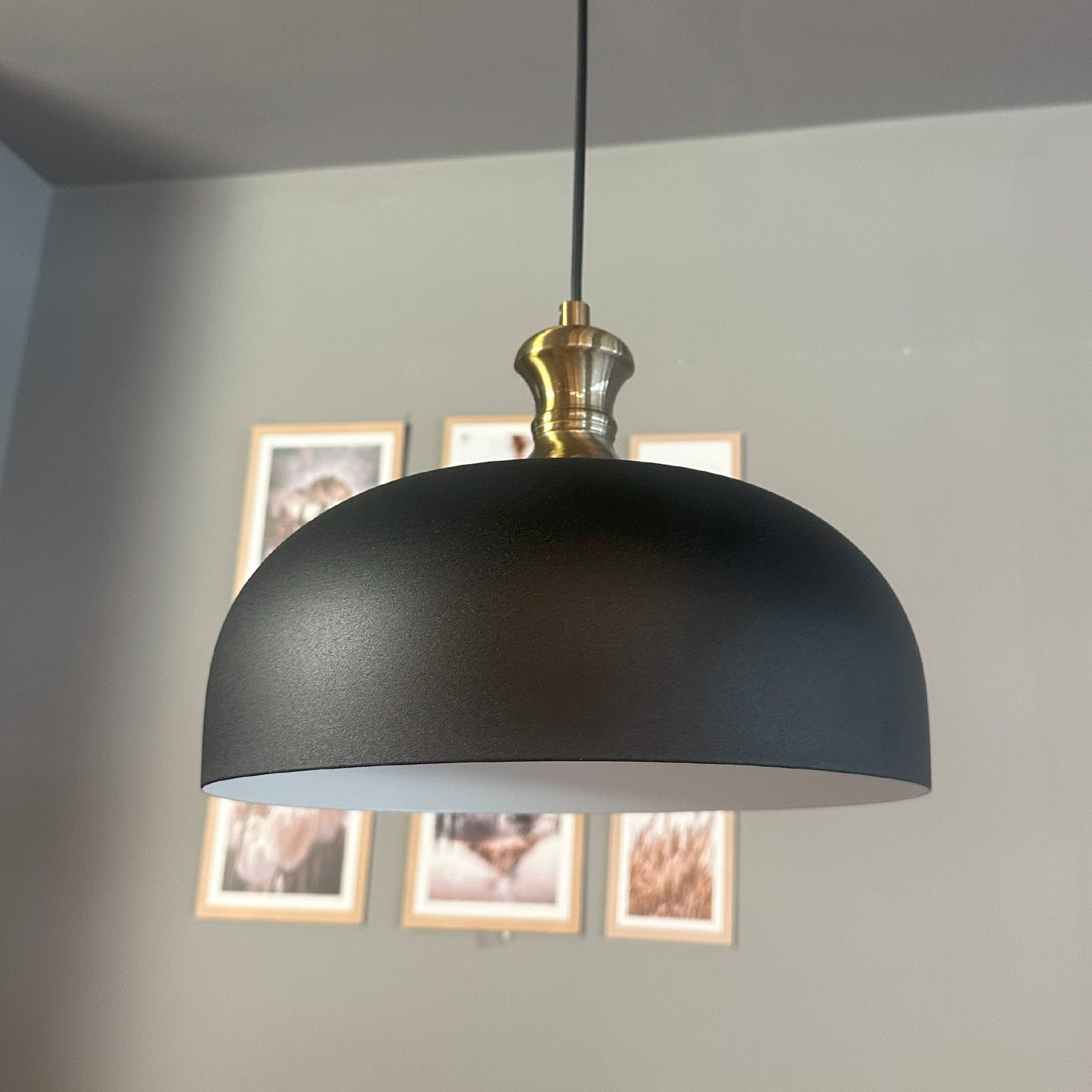 Pendelleuchte Rocha Knob Ø30 cm, Metall Hängelampe