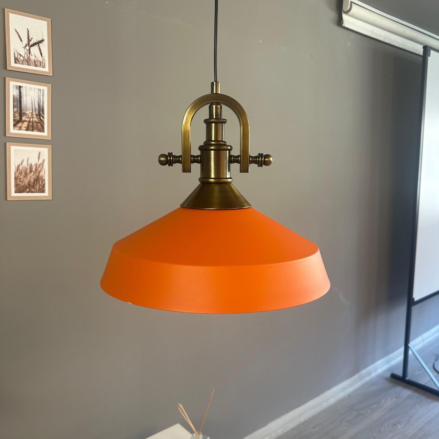 Pendelleuchte Lema Dünn Ø37,5 cm, Metall Hängelampe