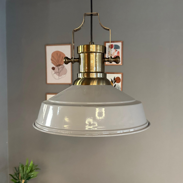 Pendelleuchte Carmelo Zylinder Ø35 cm, Metall Hängelampe