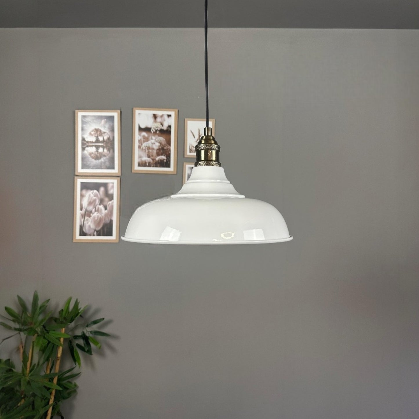 Pendelleuchte Nota Tulpe Ø31 cm, Metall Hängelampe