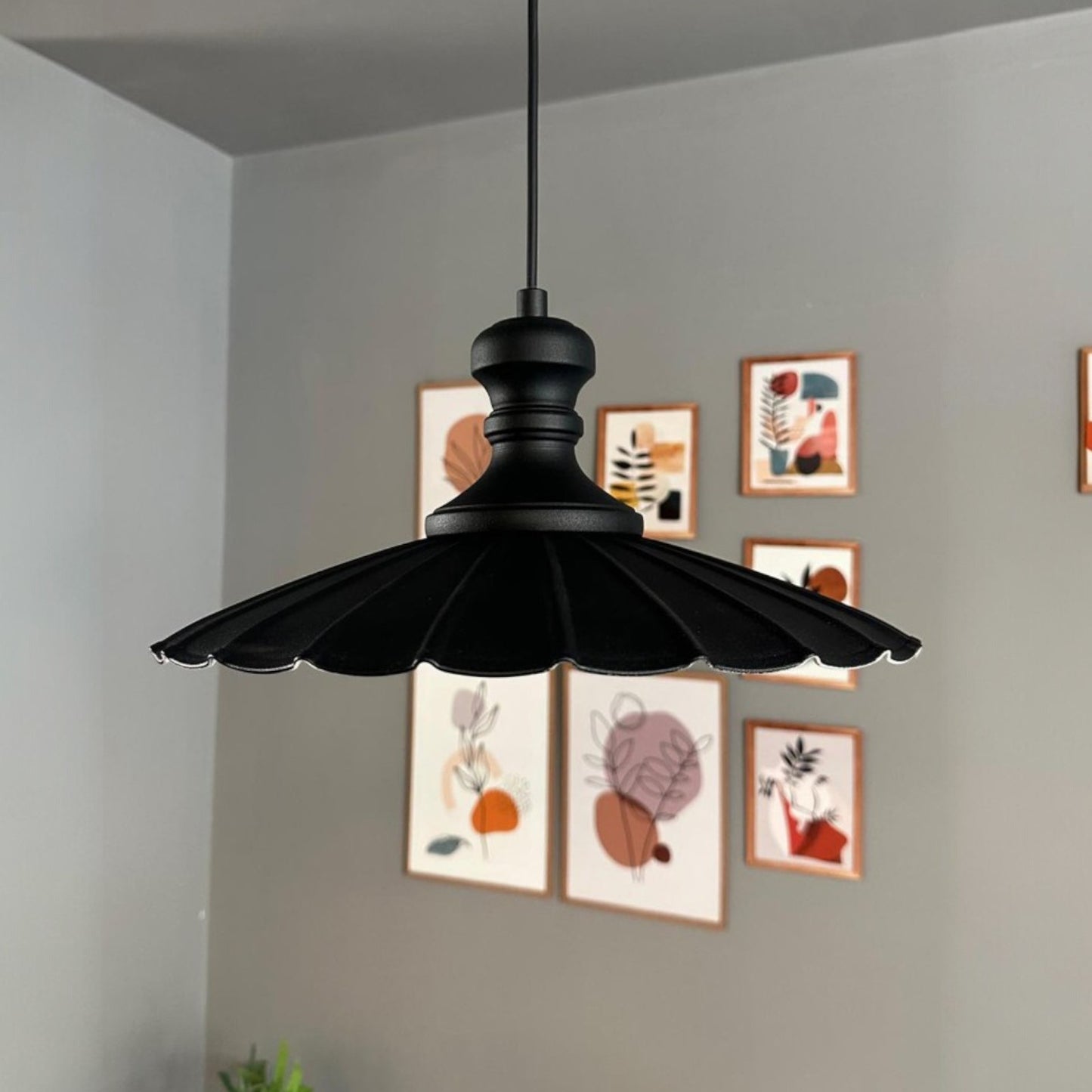 Pendelleuchte Risso Metall Ø34cm, Modern Hängelampe