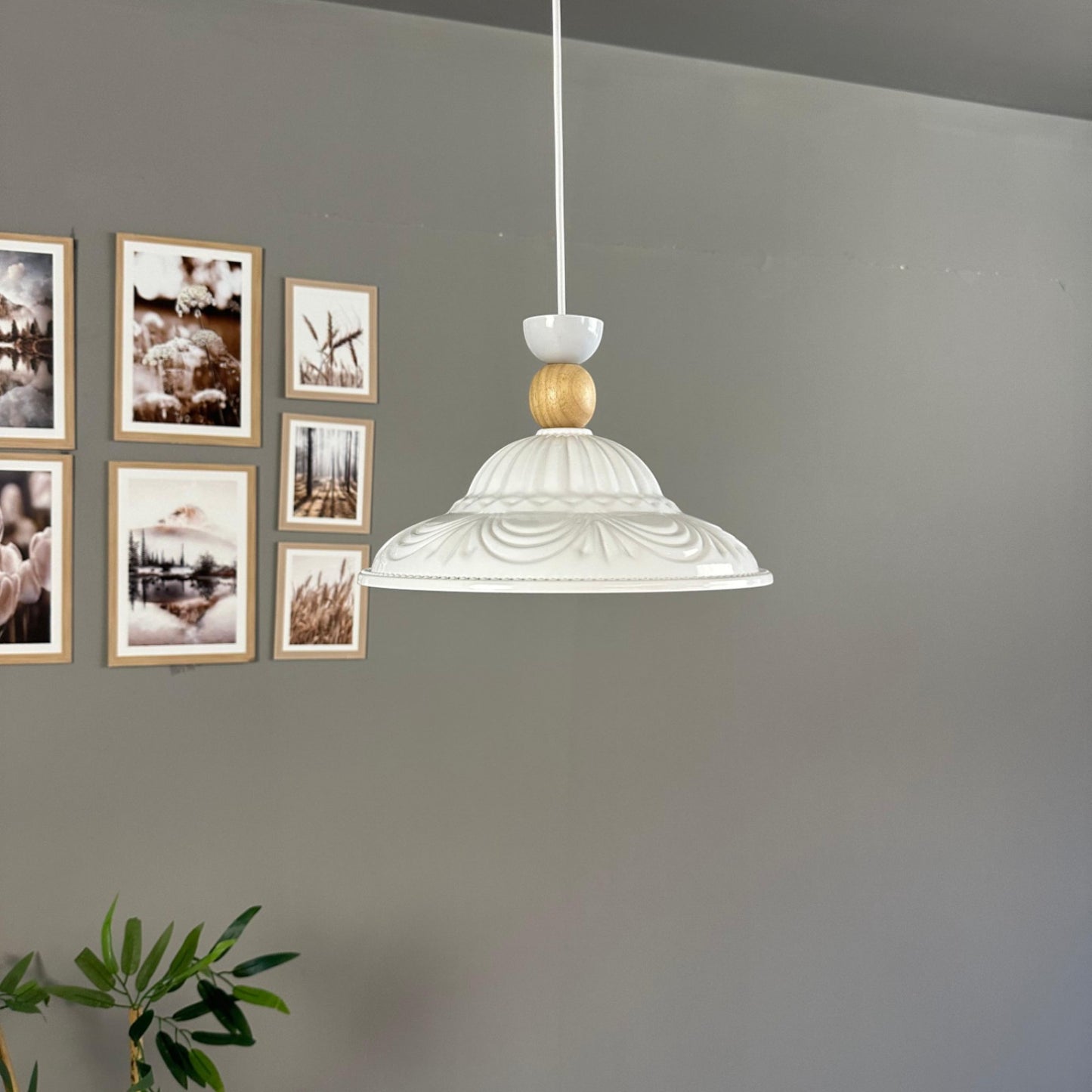 Pendelleuchte Ralivo Metall Ø30cm, Modern Hängelampe