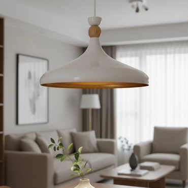Pendelleuchte Ø35 cm Metall E27 Moderne Lampe, Ohne Leuchtmittel